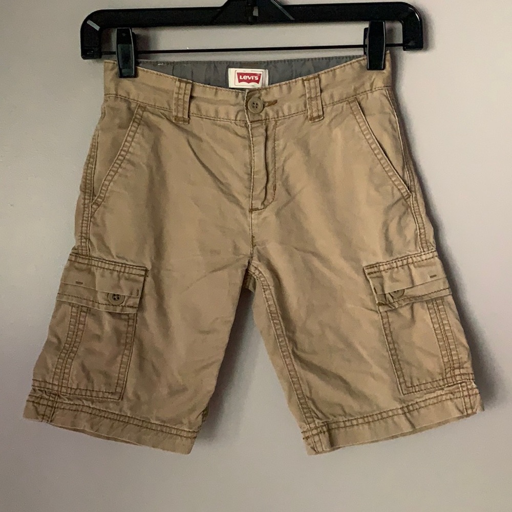 Levi’s Boys Khaki Cargo Shorts